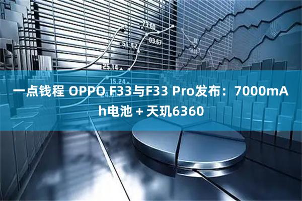 一点钱程 OPPO F33与F33 Pro发布：7000mAh电池＋天玑6360